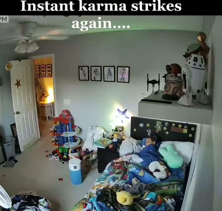 cover for When your own prank backfires 🤣 #MomLife #InstantKarma #PrankFail