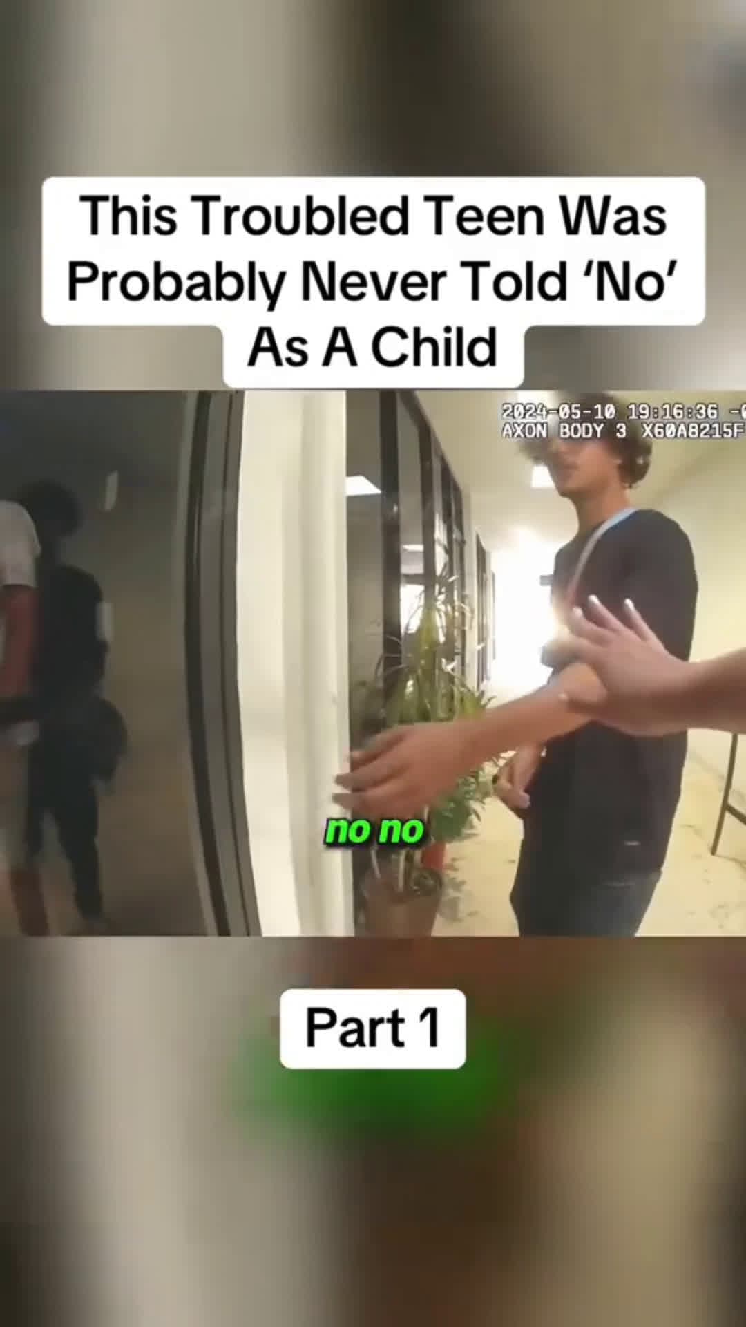 cover for This troubled teen was probably never told ' No' as a child #Bodycam  #caughtoncamera  #camera  #scoopz  #fyp  #police 