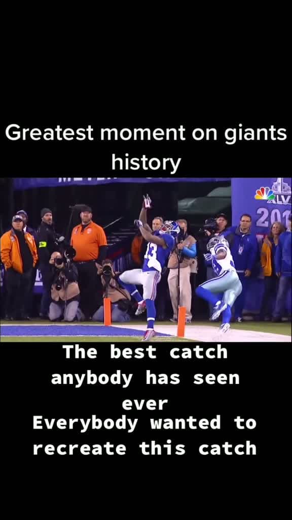 cover for Epic catch showdown: this one vs. the helmet catch! 🏈🔥 #NFL #NYGiants #OBJCatch