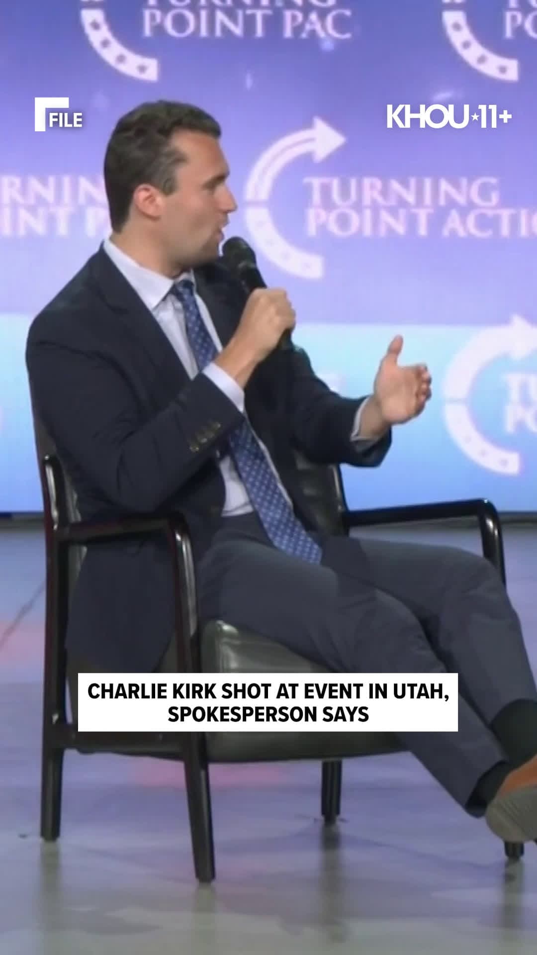 cover for Conservative activist Charlie Kirk shot at event in Utah, spokesperson says