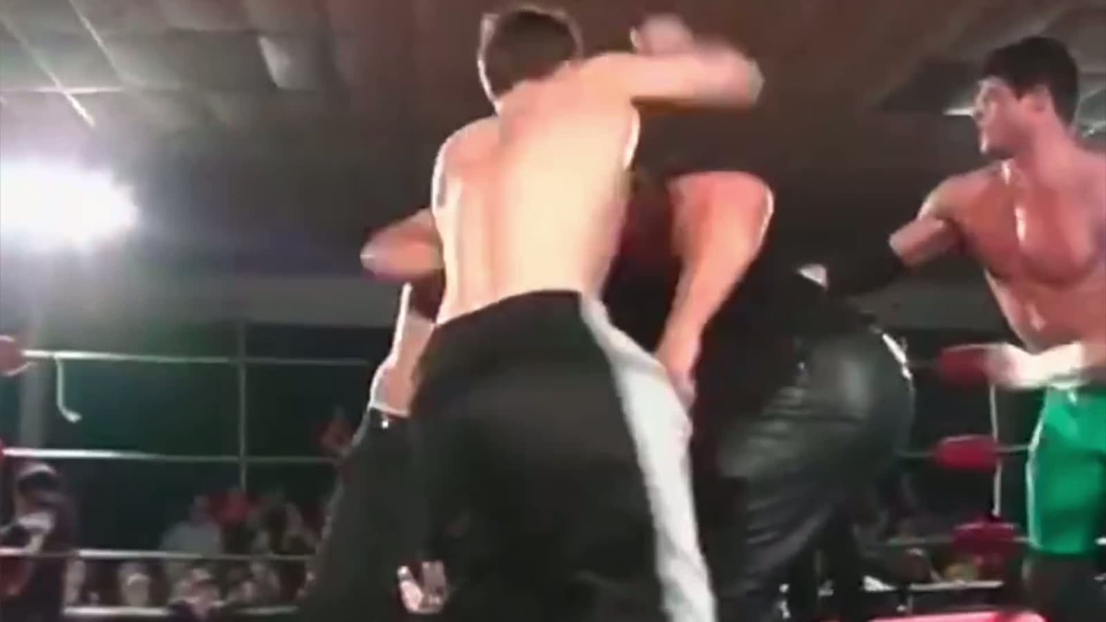 cover for Small fighters vs. Abyss = epic chaos! 💥 #ROH #Abyss #WrestlingLegends #TagWars2006