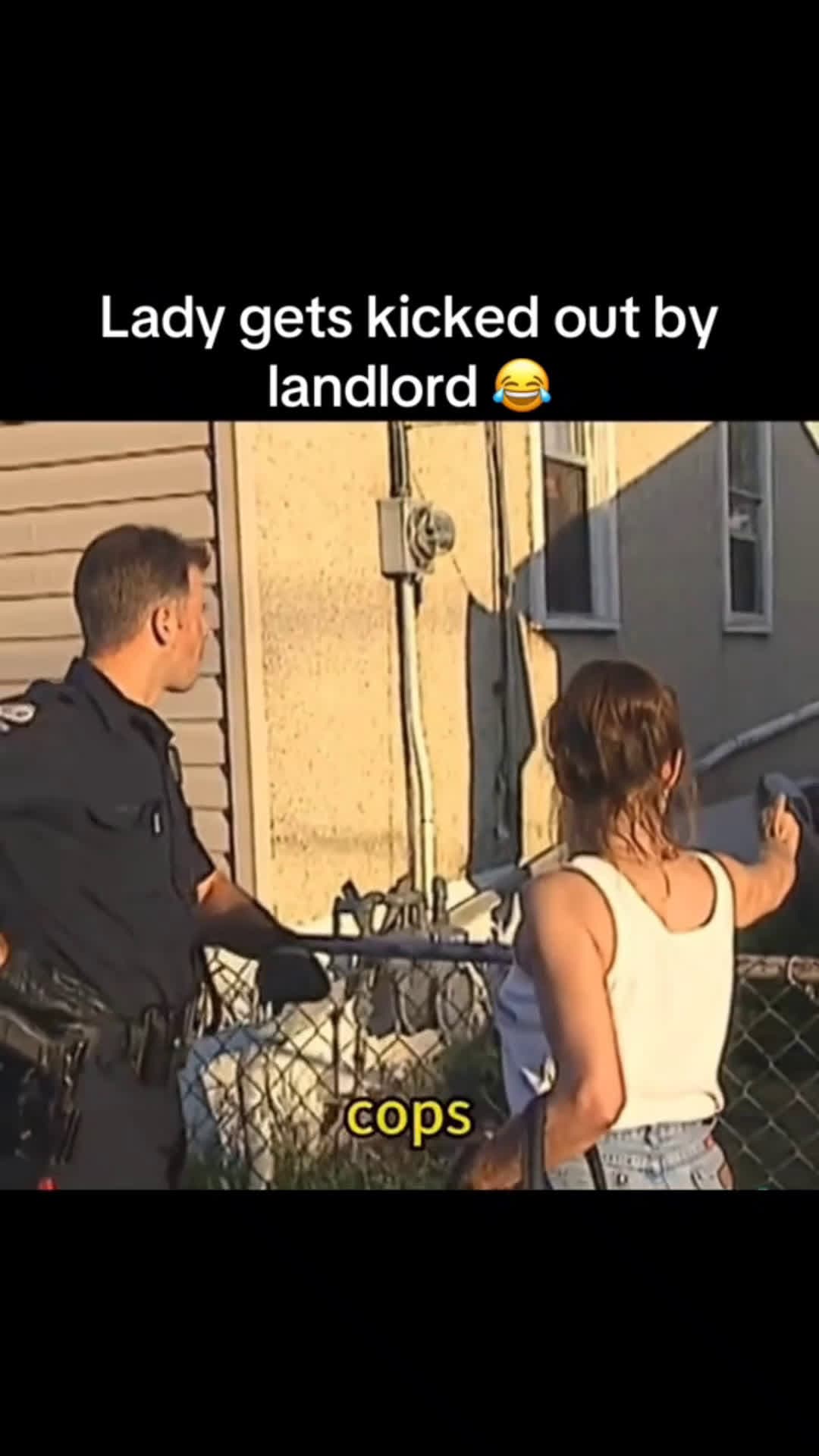cover for arrested cops eviction warrant underarrest truecrime copcam#scoopz#fyp