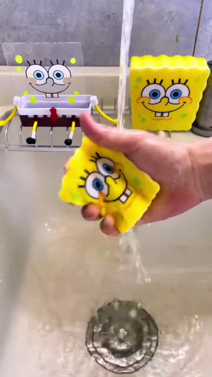 cover for Love SpongeBob? Try these fun kitchen hacks inspired by your spongy hero 🧽 #SpongeBob #KitchenHacks #Sponge #MustHaves