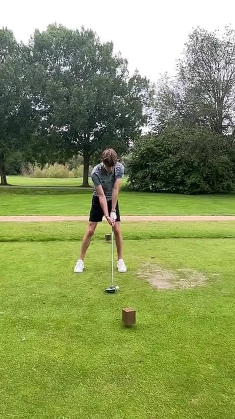 cover for Back in the swing of golf and chasing that first perfect drive ⛳️ #Golf #BackAtIt #GolfLife #Swing