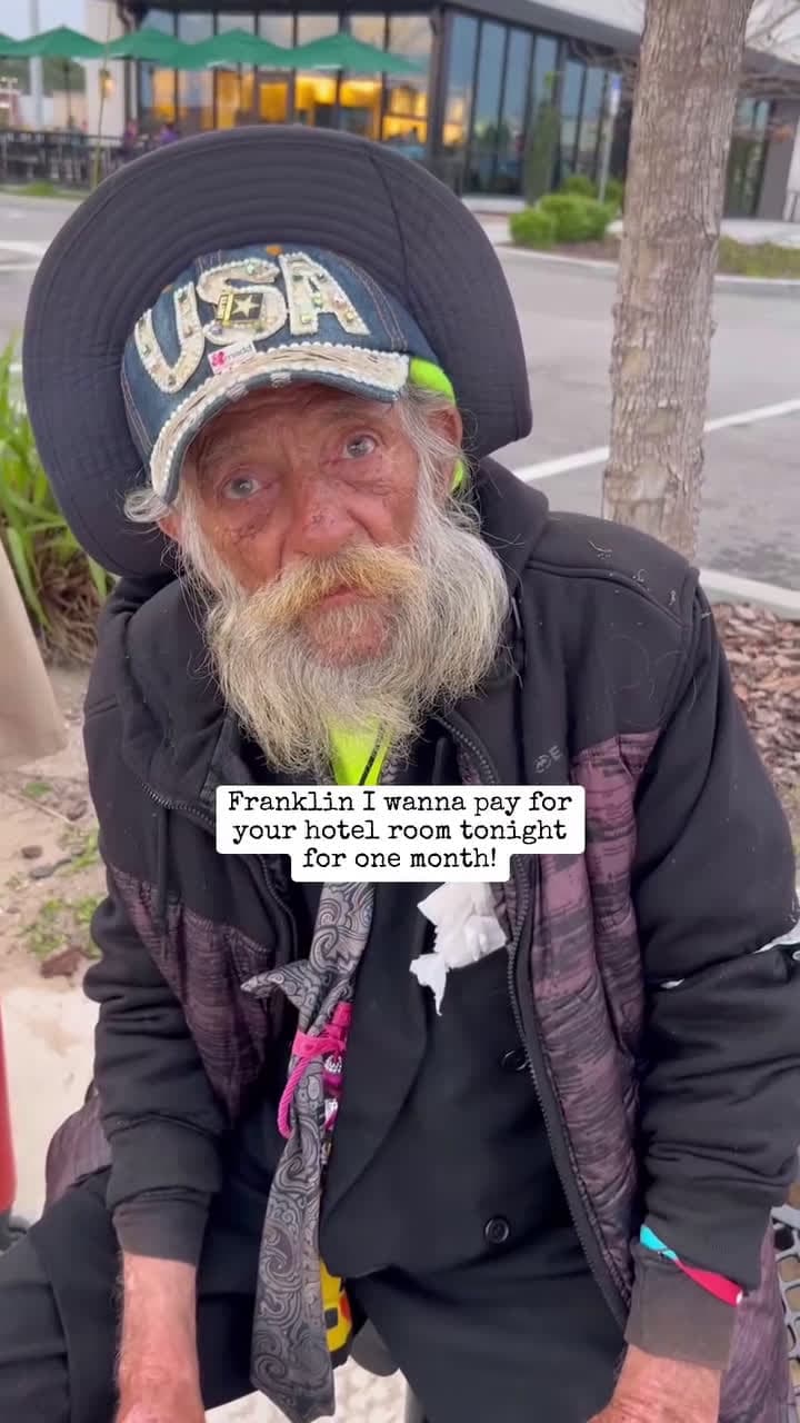 cover for Franklin served the in The United States Army for 8 years. This week I will work to find how we can help him with long term housing. #SpreadTheLove #OddlySatisfying