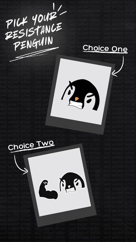 cover for Pick your resistance penguin 39135 #shortvideos