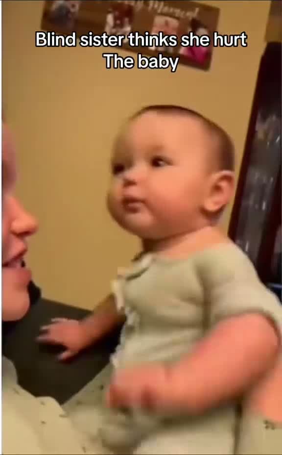 cover for Blind sister thinks she hurtThe baby #SpreadTheLove