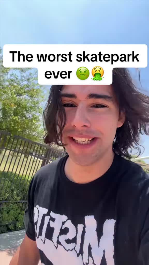 cover for Would you skate this trash skatepark? 🤢👇 #Skateboarding #skatepark