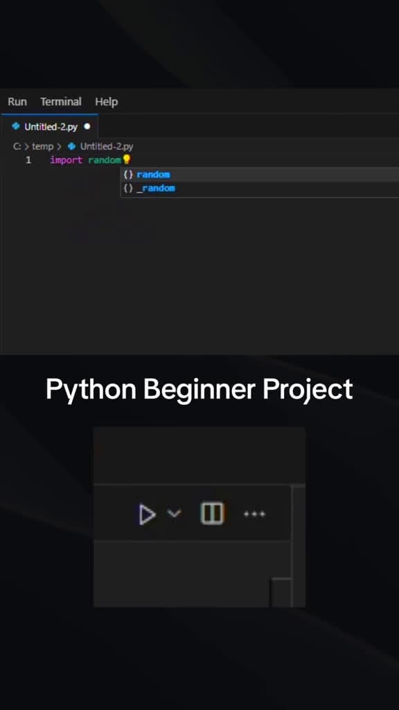 cover for Start your coding journey with an easy Python project! 🐍 #PythonBeginner #Coding #Programming #
