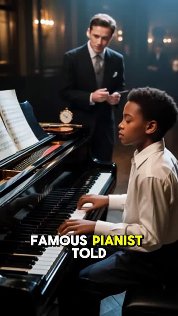 cover for Blind boy amazes famous pianist with unbelievable talent after being told to play “just for fun” 🎹✨ #InspiringUSA #AmericanDream #ViralUSA