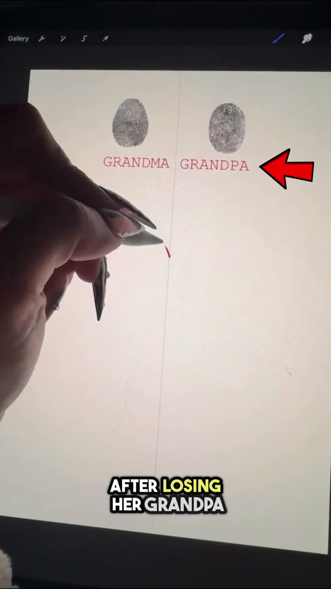 cover for She Gave Most Beautiful Gift To Grandma