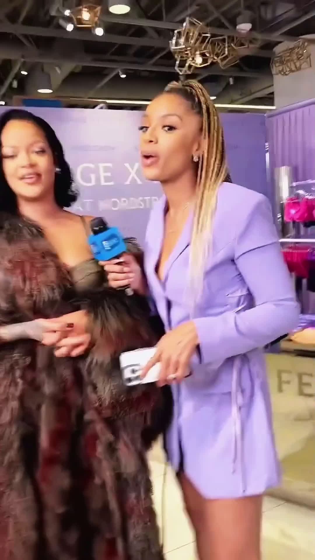 cover for "bad gal,big voice ...tiny mic" ~Rihanna#rihanna#riri#rihannanavy#foryou#fyp#viral#celebritynews#popculture#rnb#music#iconicmoments