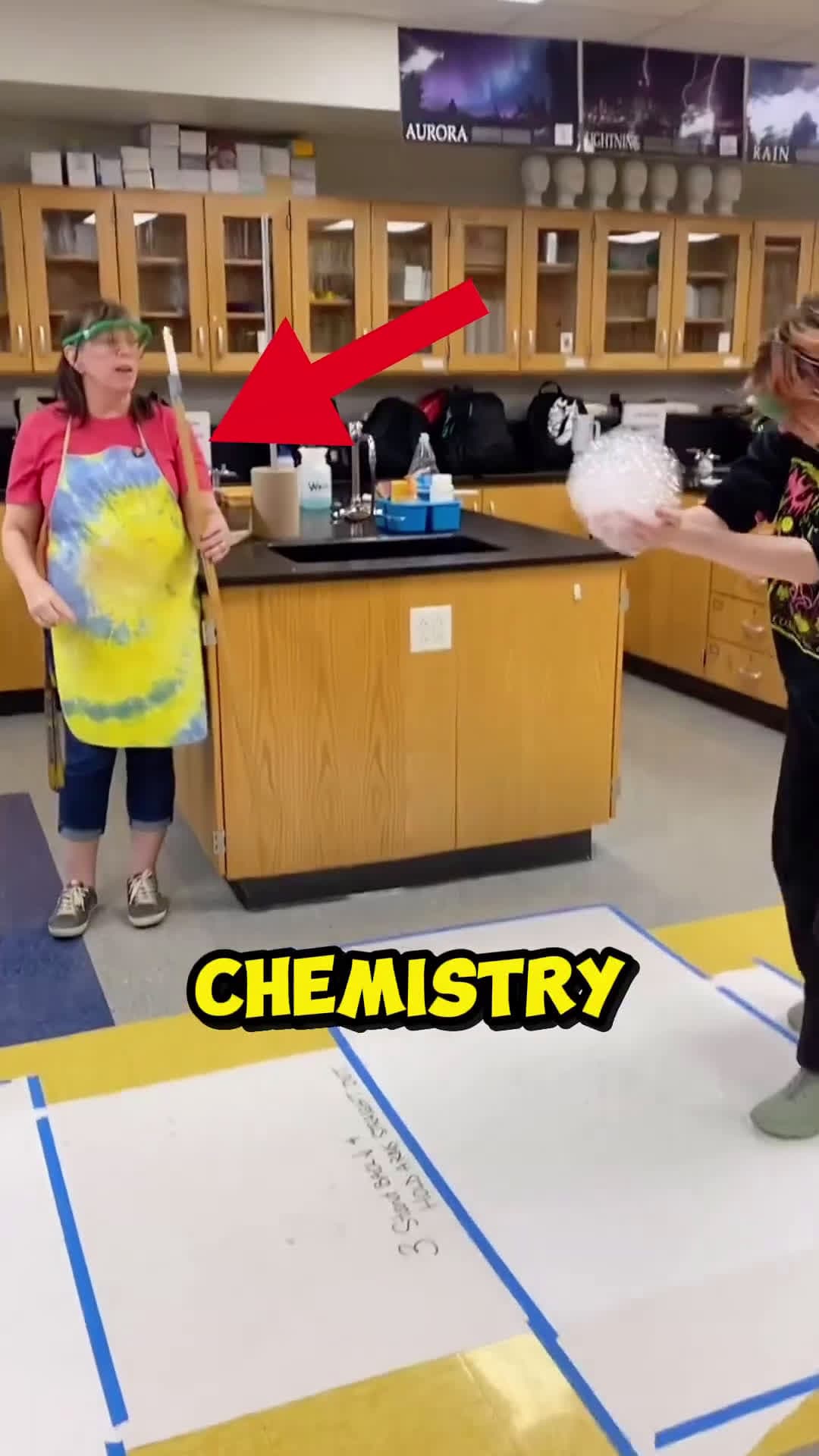 cover for Chemistry Teacher Shows A Trick