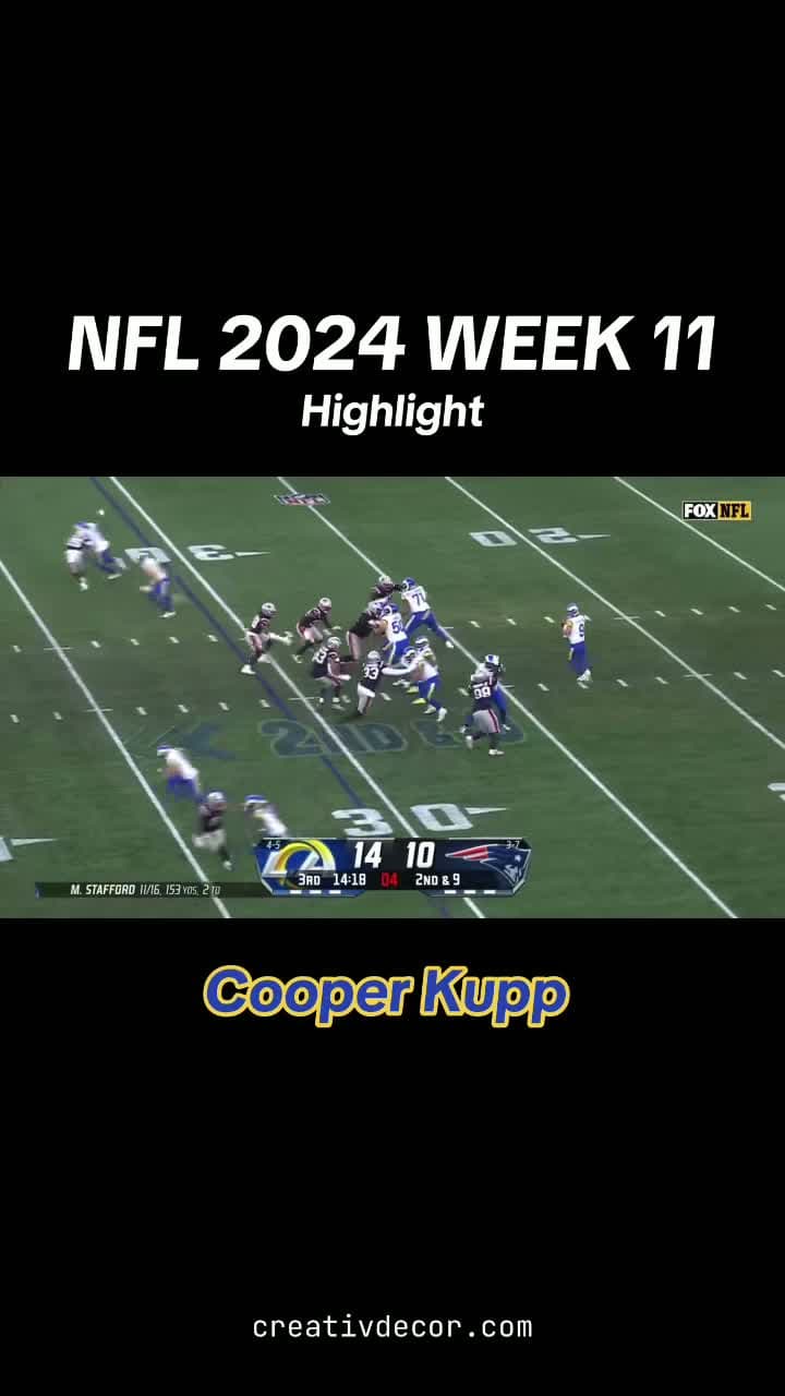 cover for Epic Los Angeles Rams vs New England Patriots showdown! Watch the best plays and touchdowns from Week 11 🏈🔥 #Rams #NFL2024 #Touchdown