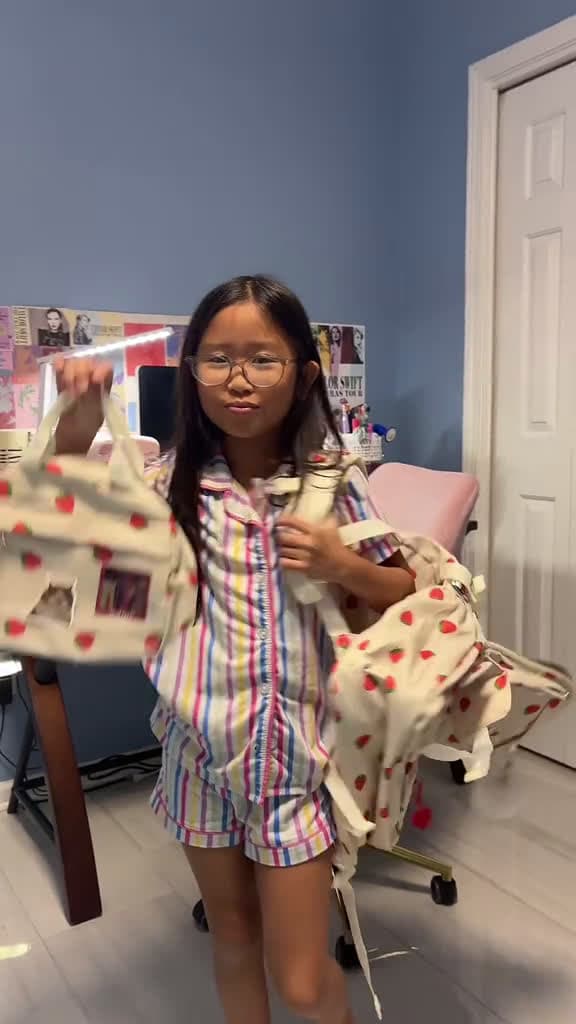 cover for Hailey's Chic Backpack for School Season