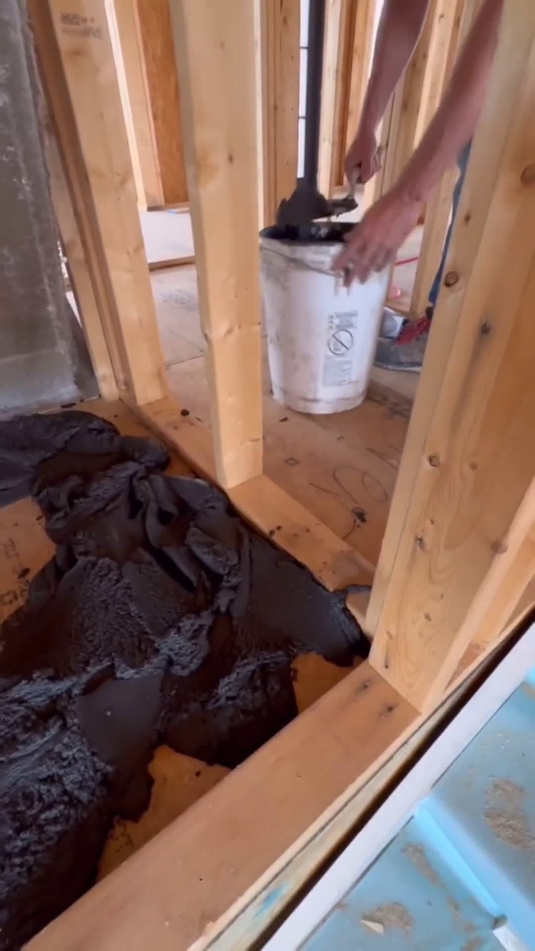 cover for I save money by setting the shower unit before the plumbers come #build #howto #construction #plumbing #diy #contractor