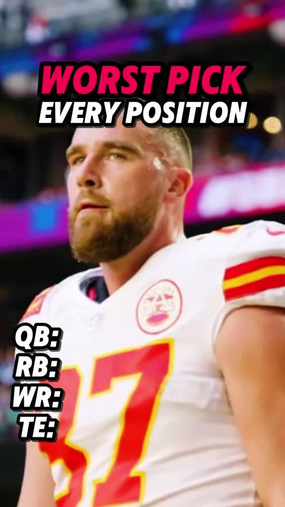 cover for The WORST fantasy football picks at every position! ❌ #fantasyfootball #NFL #sports