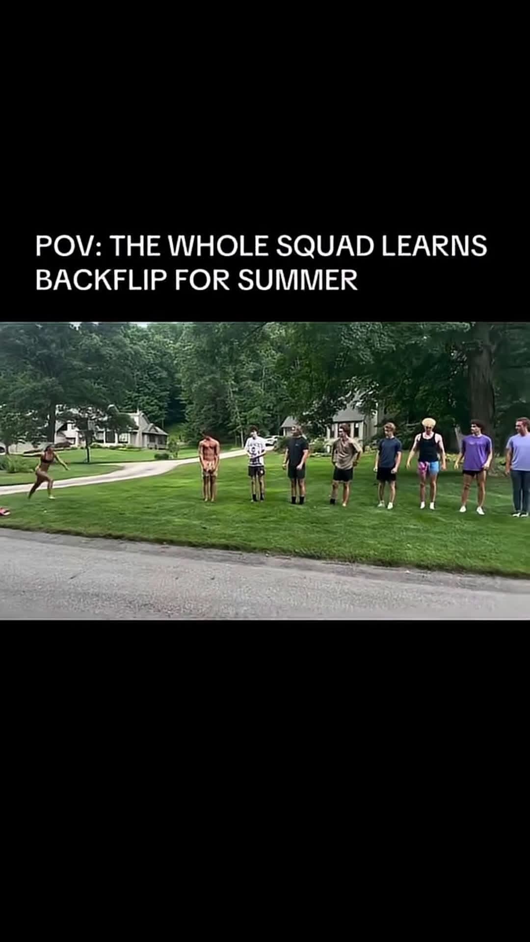 cover for The whole crew learns how to backflip😱😮‍💨 #backflip #summer #bodycam 