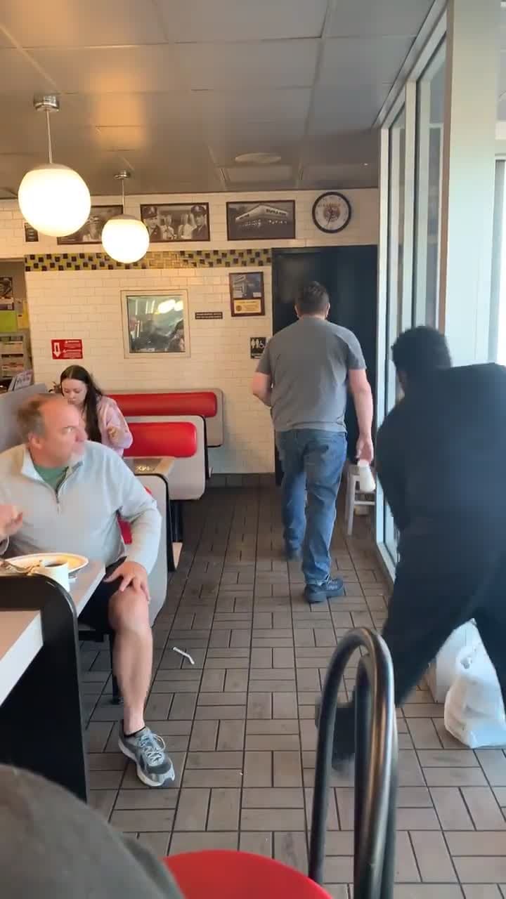 cover for Unexpected showdown at Waffle House! 🍳🔥 #WaffleHouse #Brawl #UnexpectedFight