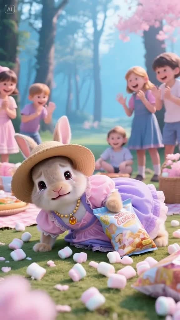 cover for cute rabbit prank ai foru foryoupage aivideo reaction tranding story viral cute c 76278 #trendingscoopz