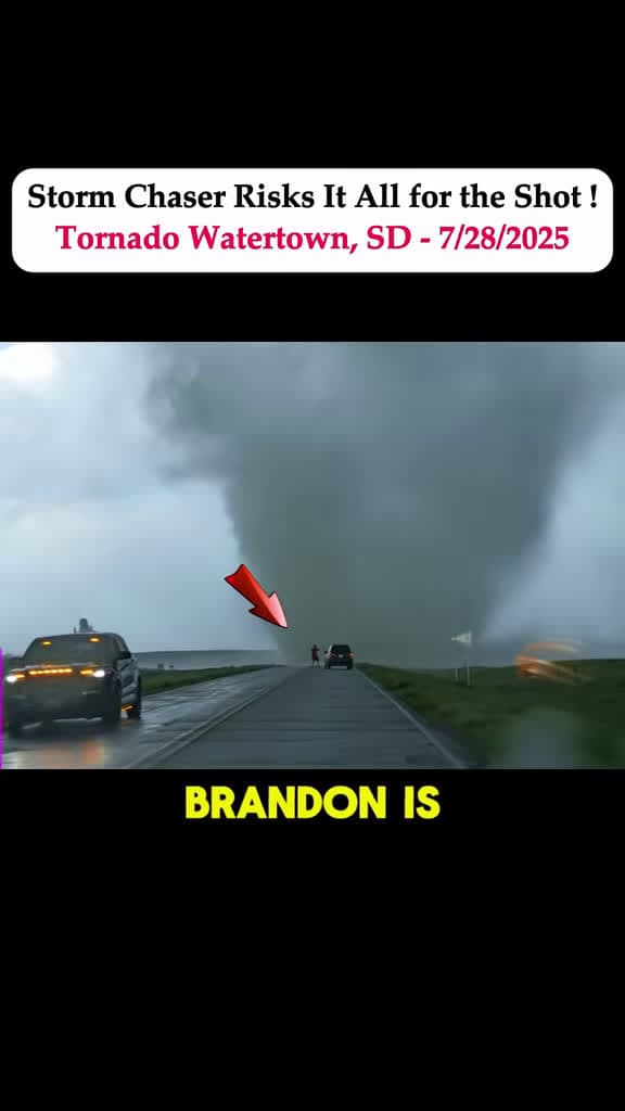 cover for Storm chaser risks it all for the ultimate tornado shot 📸🌪️ #tornado #stormchase #extremeweather #epicshot