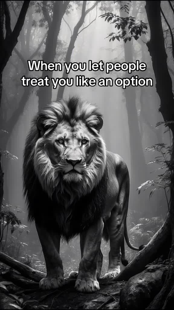 cover for When you let people treat you like an option 47615 #trendingscoopz
