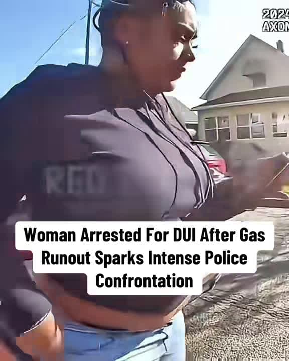 cover for Woman Arrested After Running Out of Gas Sparks Intense Police Standoff 🚨 #Police #DUI #CopsUSA