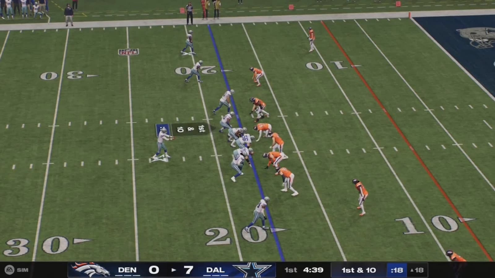 cover for Patrick Surtain II With A Pick Vs Cowboys #denverbroncos  #madden25  #nfl  #nflfootball 
