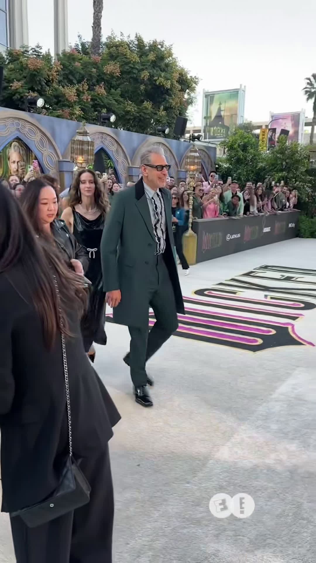 cover for We’re so happy we could melt after seeing #JeffGoldblum . 🌟#WickedMovie @Jeffgoldblum