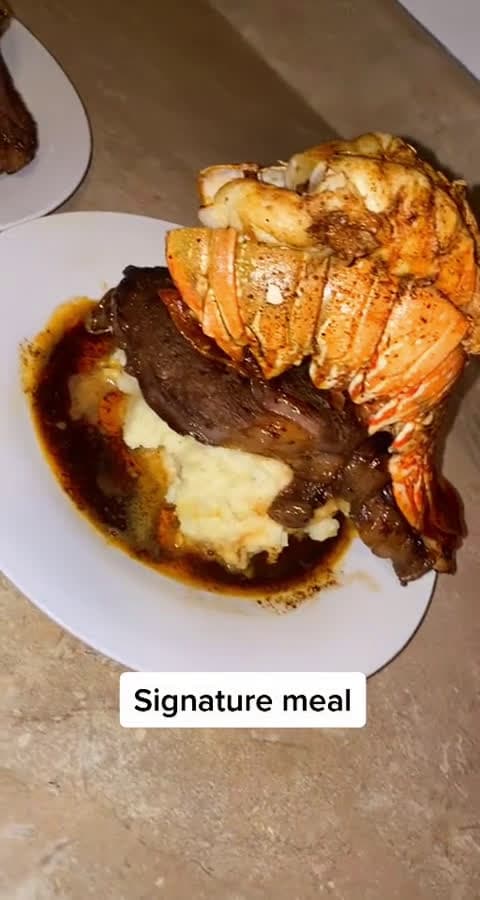 cover for One of my favs. Steak and lobster fyp foryoupage foodtiktok Foodie food foryou 60591 #ilovescoopz