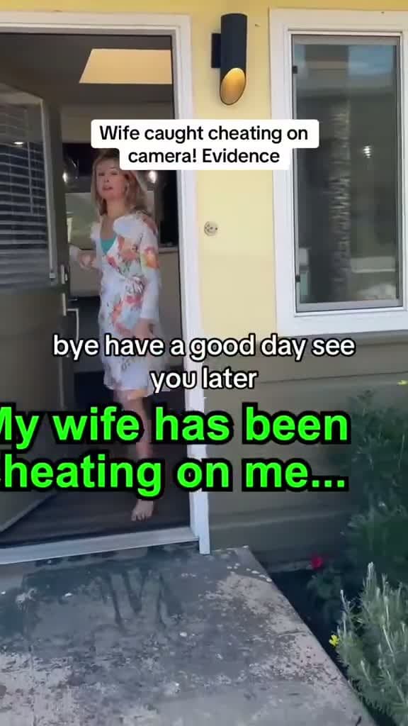 cover for Shocking moment a wife's secret is revealed on camera! 📸 #CaughtOnCamera #CheatingDrama #Unbelievable
