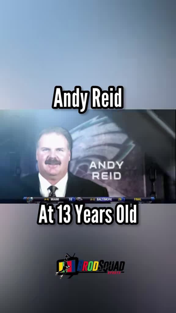 cover for Andy Reid was a BIG guy back in the day! 🏈 #AndyReid #ChiefsNation #NFLThrowback
