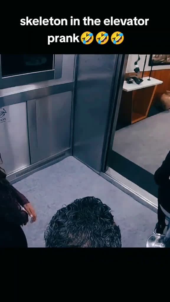cover for skeleton in the elevator prank funny skeletonprank prank funnyvideos elevatorpran 61765 #ilovescoopz