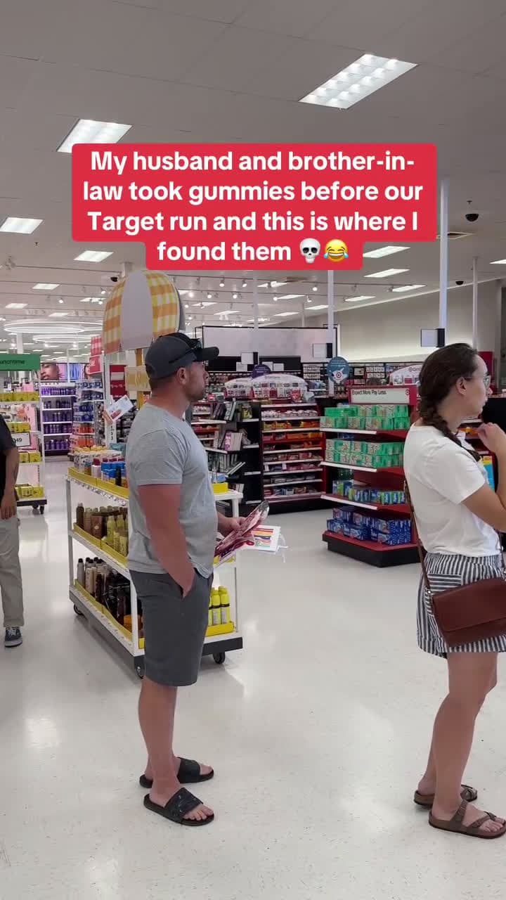 cover for My husband and brother-in-law took gummies before our Target run and this is where I found them#UnpopularOpinion #CaughtOnCamera