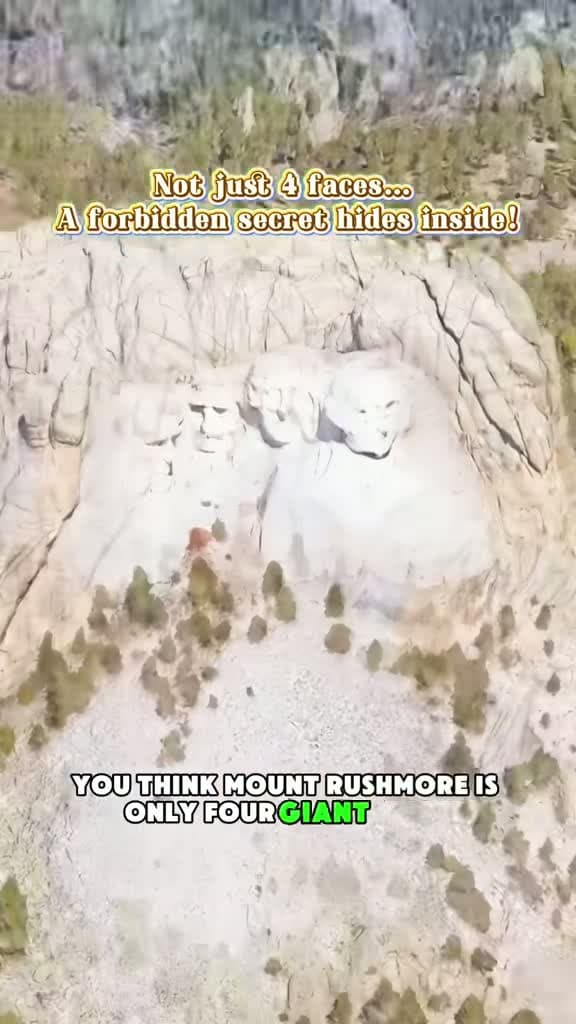 cover for Inside Mount Rushmore: The secret vault built to last 10,000 years—but no one can enter! 🚪 #HiddenHistory #SecretRoom #MountRushmore
