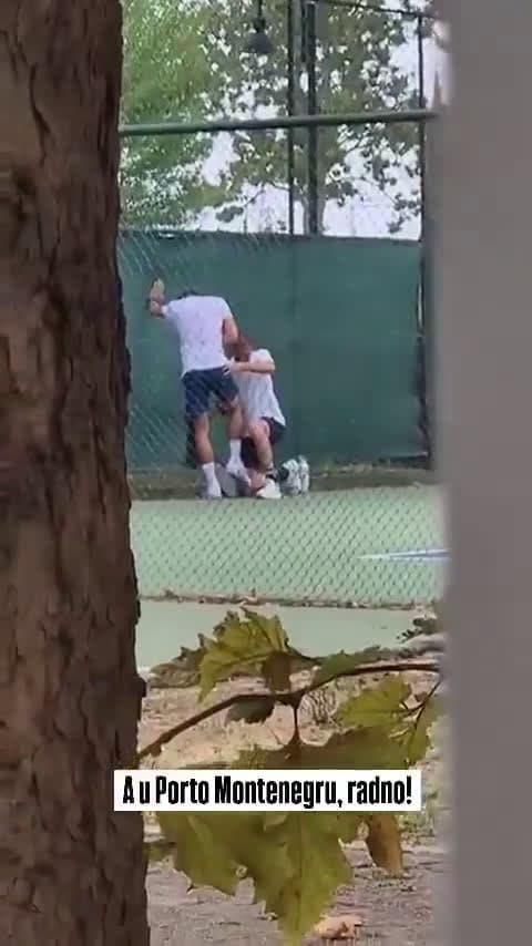 cover for Djokovic gets knee treatment during Montenegro practice 🏥 #Djokovic #Tennis #KneeInjury #Montenegro #Practice