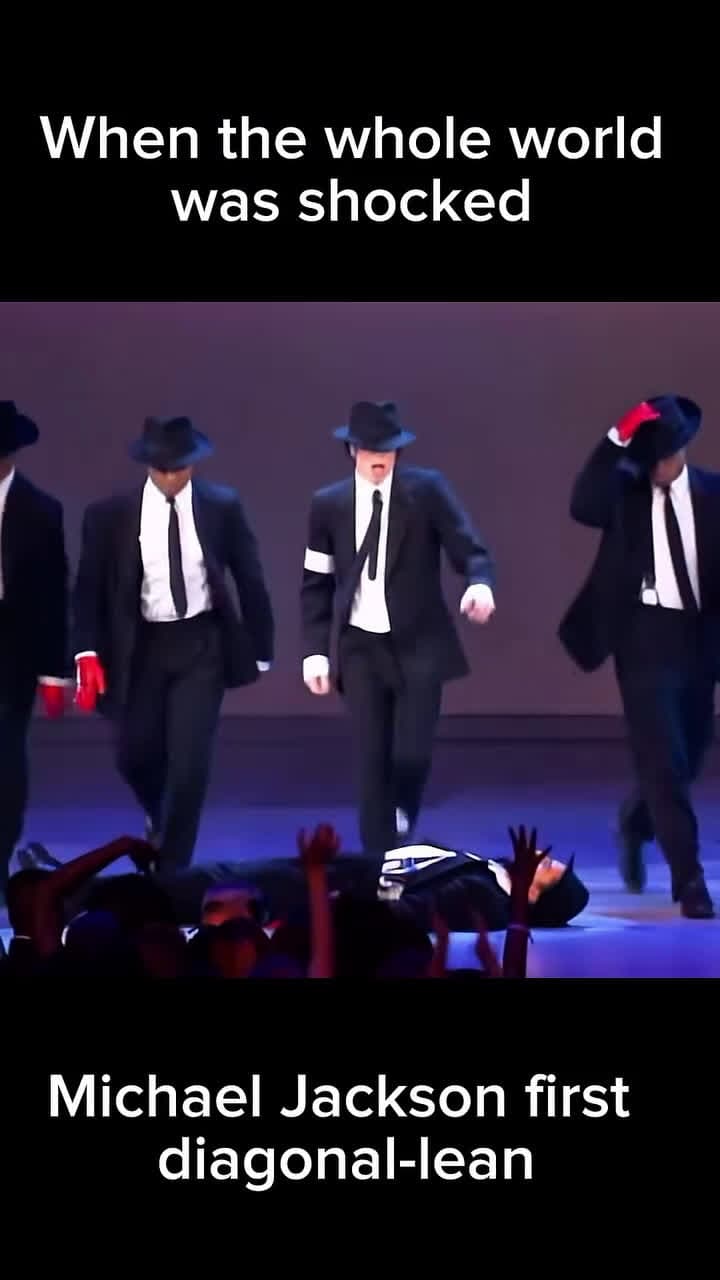 cover for first ever diagonal-lean did by Michael Jackson live