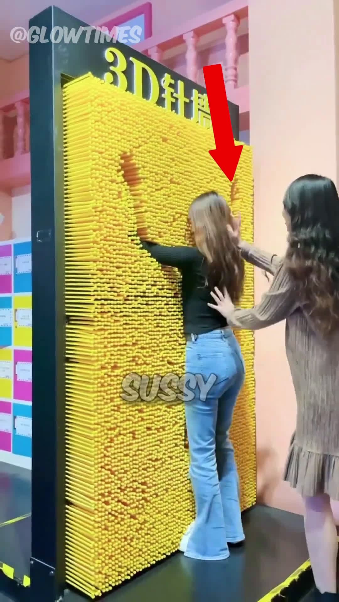 cover for Just two sussy girls at a museum shorts