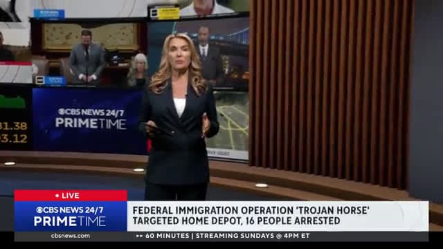 cover for 16 immigrants detained in "Trojan Horse" operation targeting a California Home Depot
