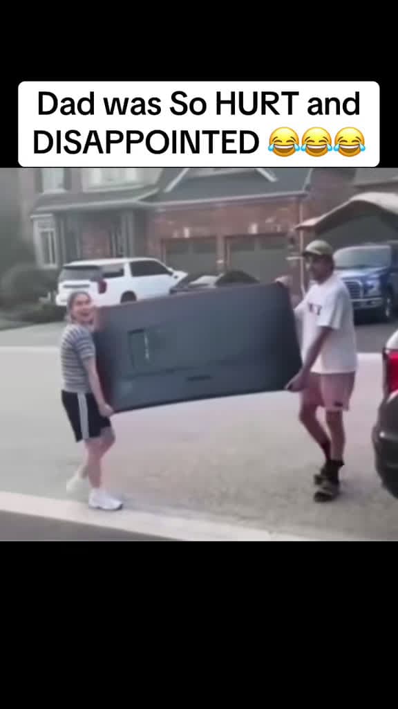 cover for Dad’s reaction was priceless 😂 #EpicFail #DadLife #Hilarious