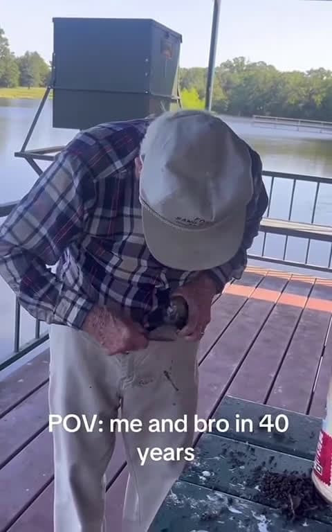 cover for Old friends, timeless banter 🎣😂 #FishingBuddies #OldFriends #Banter
