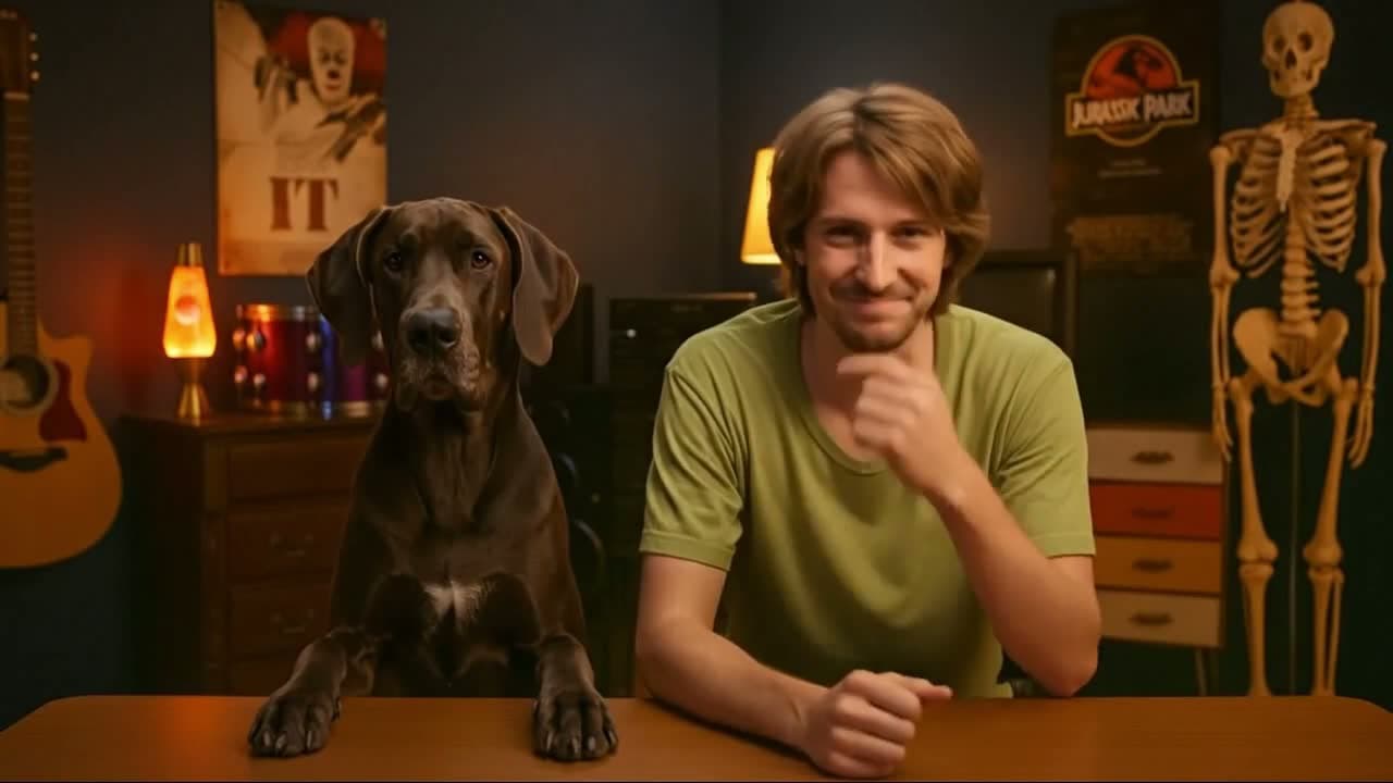 cover for What if Shaggy & Scooby had their own online show? 🐾🎥 #ScoobyDoo #Shaggy #OnlineShow #Animation #Mystery
