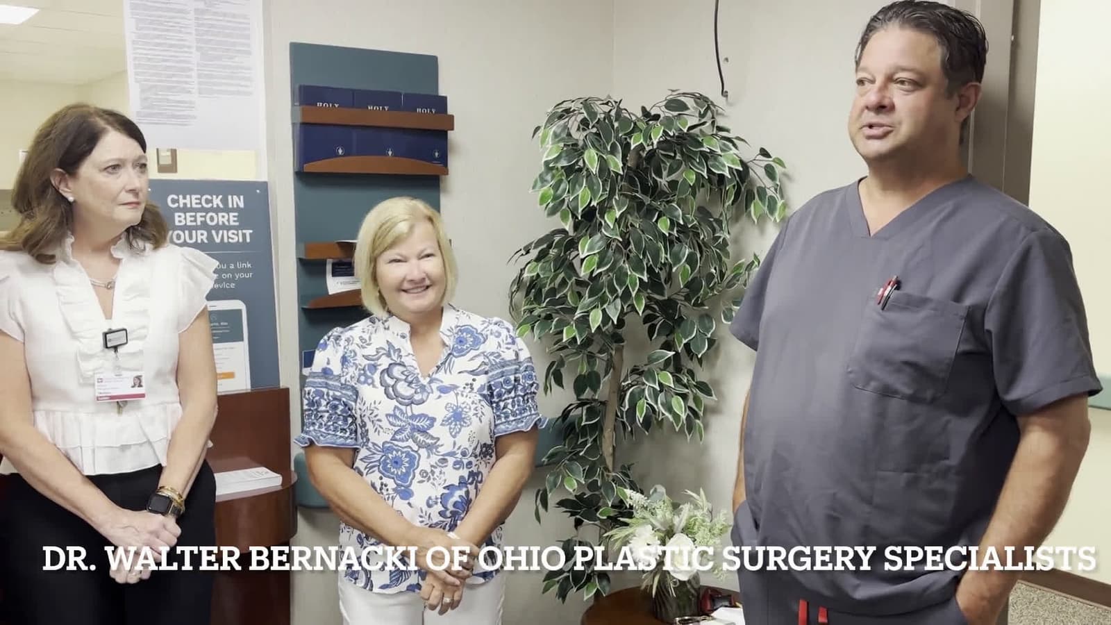 cover for Dr. Walter Bernacki speaks at opening of new plastic surgery office