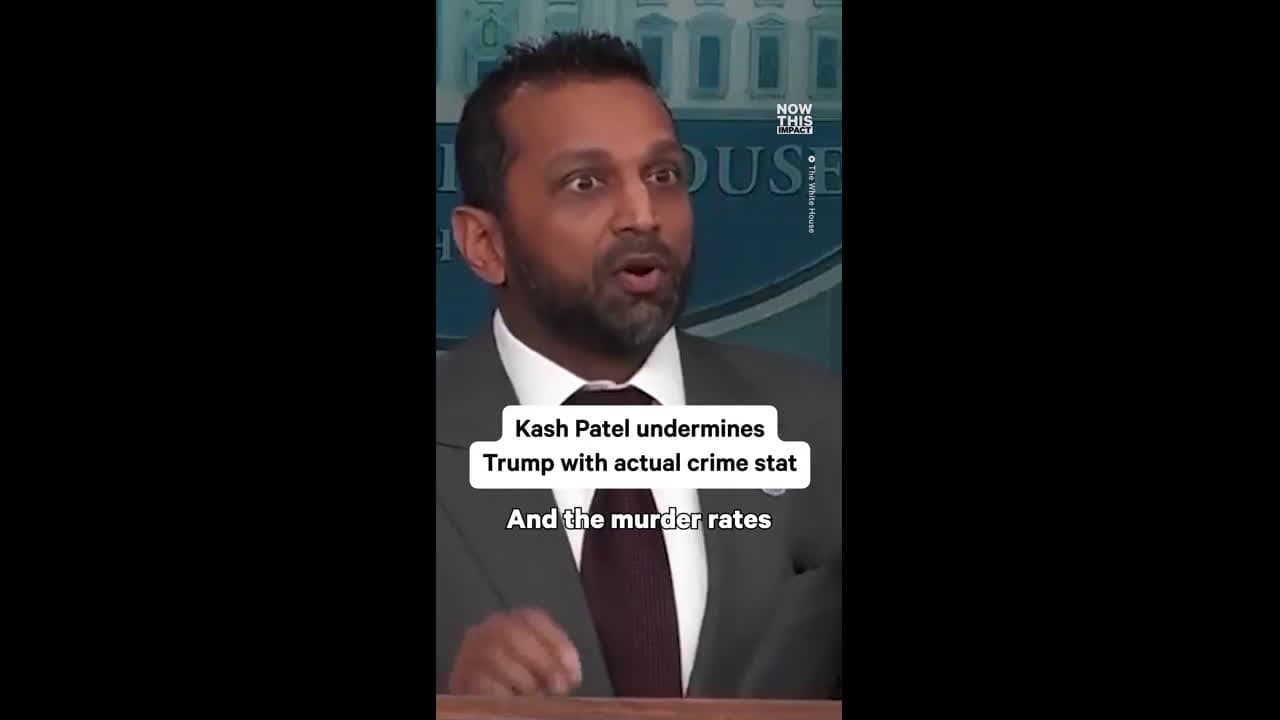 cover for Kash Patel Challenges Trump's Crime Stance