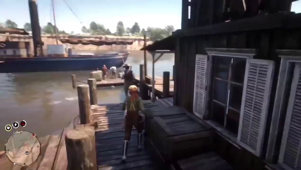 cover for Testing knockback physics in Red Dead Online — and it backfired 😂 #RedDeadOnline #KnockbackPhysics #Gaming