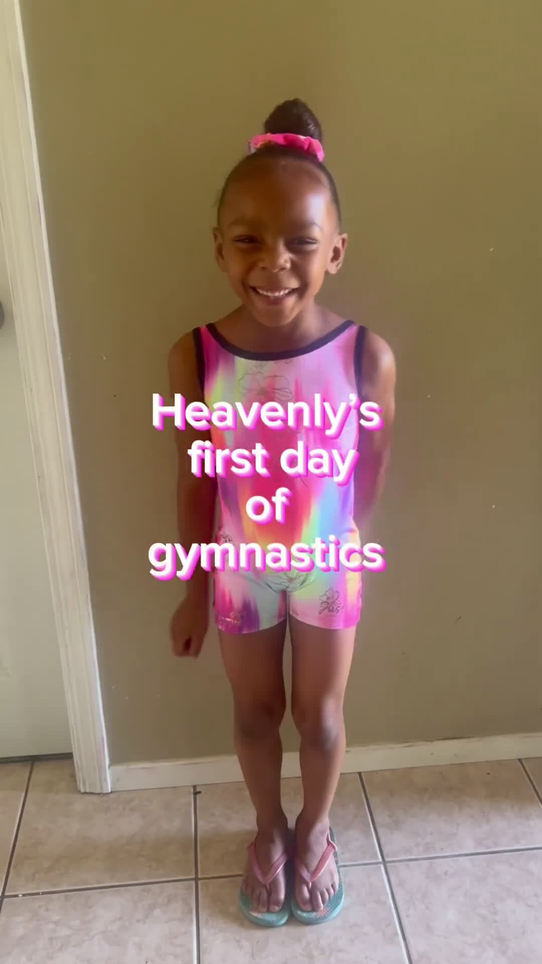 cover for It warmed my heart seeing Heavenly do what she dreamed on doing gymnast gymnastic