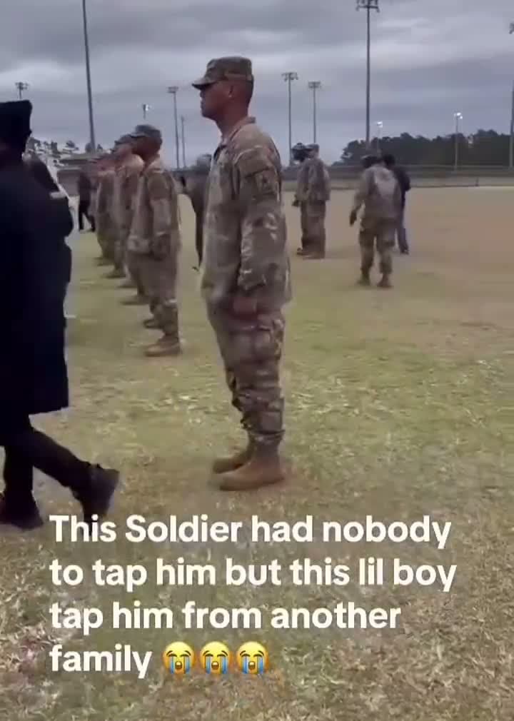 cover for This Soldier had nobody to tap him but this lilboy taphim from another family
