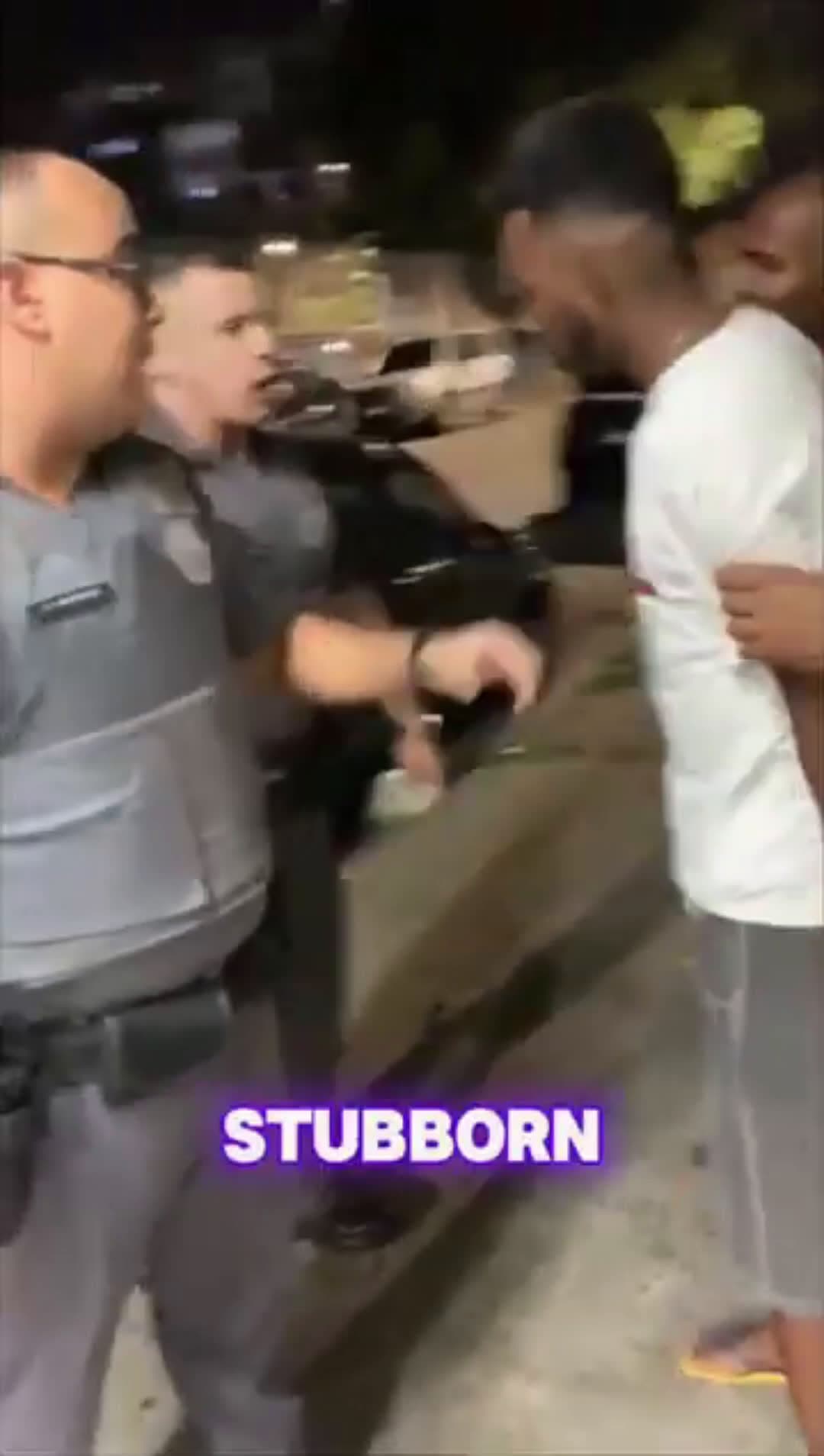 cover for He Picked the WRONG Cops to Acting Tough 🤦‍♂️ BIG Mistake!  #fight 