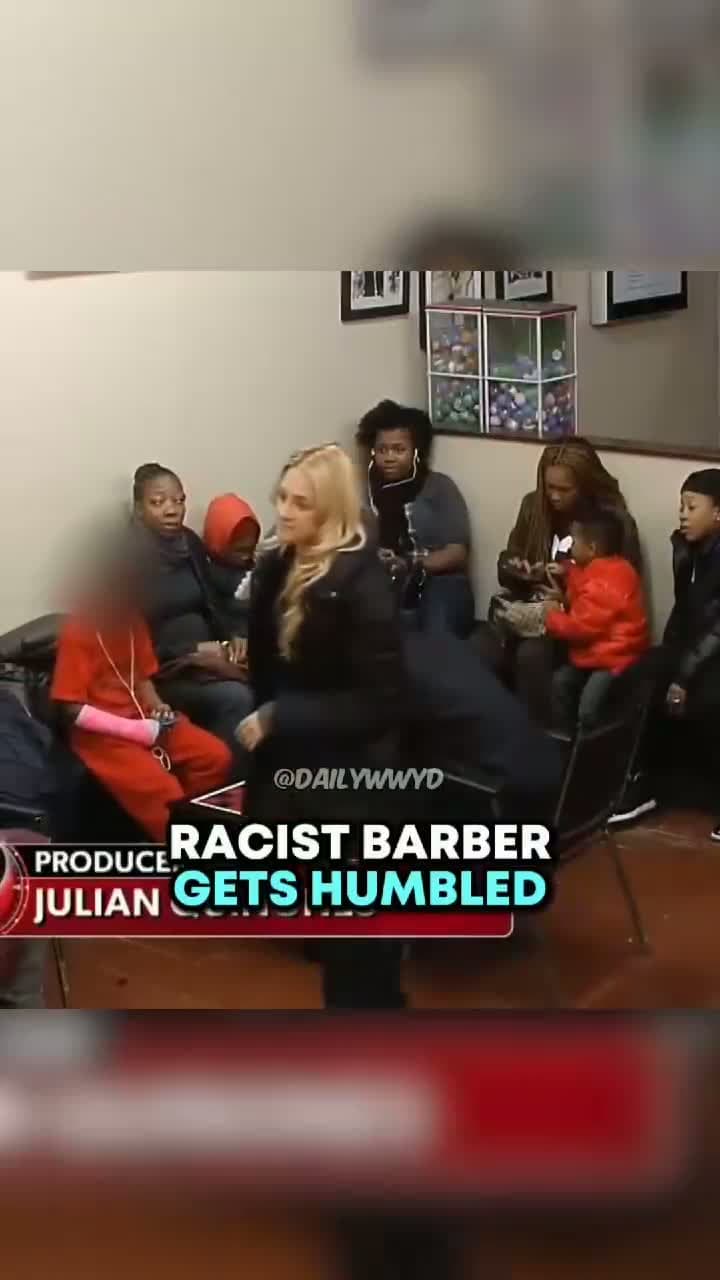 cover for #CaughtOnCamera Racist Barber Gets Humbed #socialexperiment #wwyd