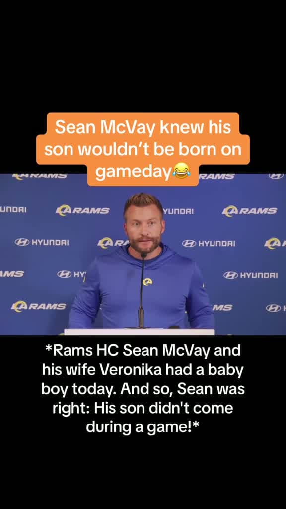 cover for Big congrats to the McVay family! 🙏🏻 #SeanMcVay #Rams #NFL #Football